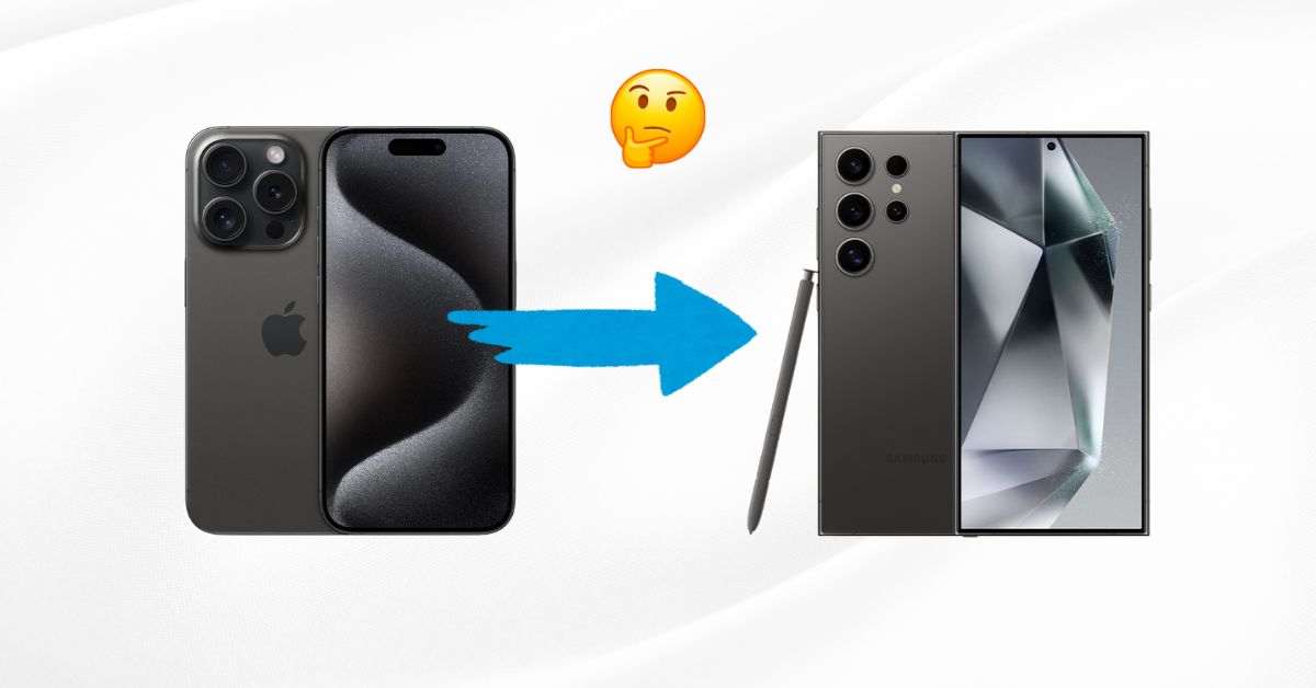 Přechod z iPhone 15 Pro Max na Samsung Galaxy S24 Ultra (Android)